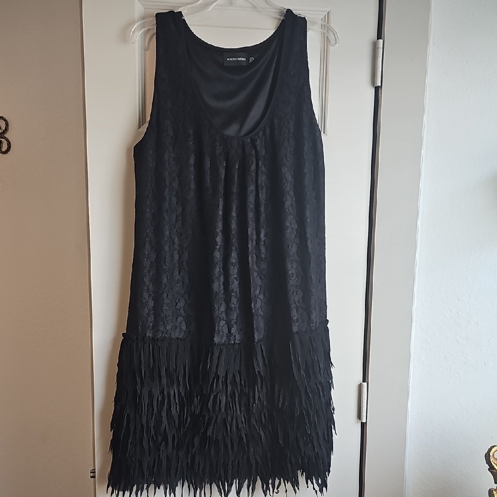 Apt. 9 Black Sleeveless Sheath Midi Dress